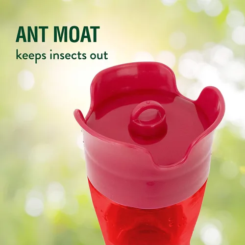 Vista 6 de Perky-Pet 403CP - Comedero de plástico para colibríes, 8 onzas, rojo (paquete de 6)