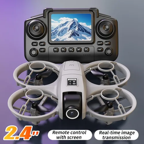 Vista 6 de ikaufen YL3 Mini Drone con doble cámara, flujo óptico flotante, zoom 50X, rollo de acrobacias de 360°, cuadricóptero RC para niños y principiantes