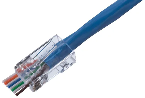 Vista 5 de Ideal Electrical 85-375 8P8C - Enchufe modular de una sola pieza, conector RJ-45 de diseño de alimentación para cables CAT6, par trenzado de 250