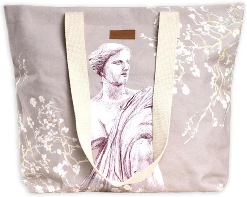Vista 43 de Maison d' Hermine - Bolsa de lona de algodón reutilizable para mujeres, con asa para el hombro, bolsas a granel para compras y viajes