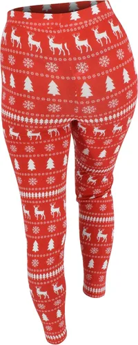 Vista 5 de UB Mommy and Me Christmas Winter Print Mother Daughter Matching Leggings