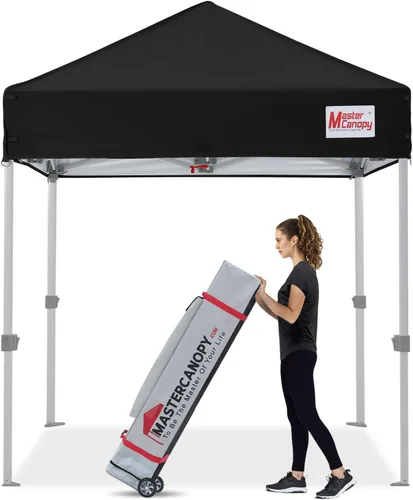 Vista 15 de MASTERCANOPY - Toldo plegable estilo tienda de campaña de 10 x 10 pies, de montura instantánea y para uso comercial, con una bolsa con ruedas
