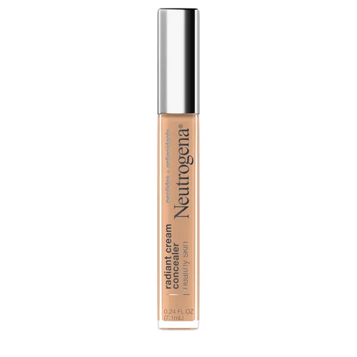 Vista 24 de Neutrogena Corrector de crema iluminadora radiante de piel saludable con péptidos y vitamina E antioxidante, crema correctora perfeccionadora