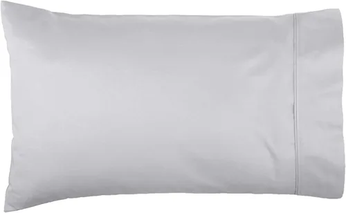 Vista 8 de Juego de 2 fundas de almohada 100 % percal de algodón, suaves y transpirables, tela ligera, tejido suave y aireado, para ella o él