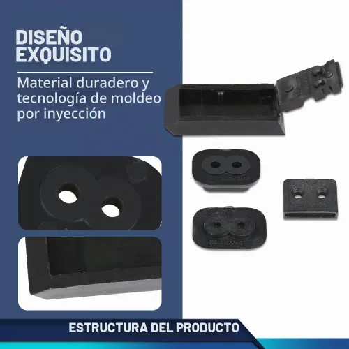 Vista 6 de PIT66 Kit de pestillo de cristal para ventana corrediza trasera compatible con Dodge D100 W100 D150 D250 W150 W250 1984-1993, compatible con Dodge