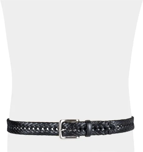 Vista 5 de Tommy Hilfiger Cinturón trenzado para hombre Marrón