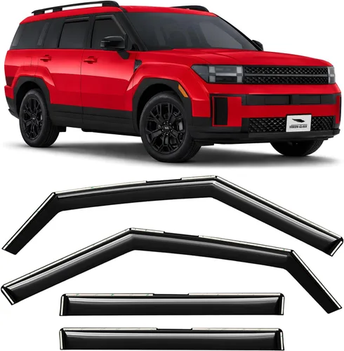 Vista 71 de Voron Glass in-Channel Rain Guards for Chevy Equinox 2018-2024 Para Equinox 18-24