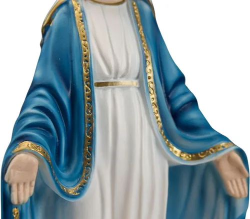 Vista 5 de The Faith Gift Shop Nuestra Señora de Gracia - María Milagrosa - Pintado a mano en Italia - Colección Toscana - Virgen La Milagrosa