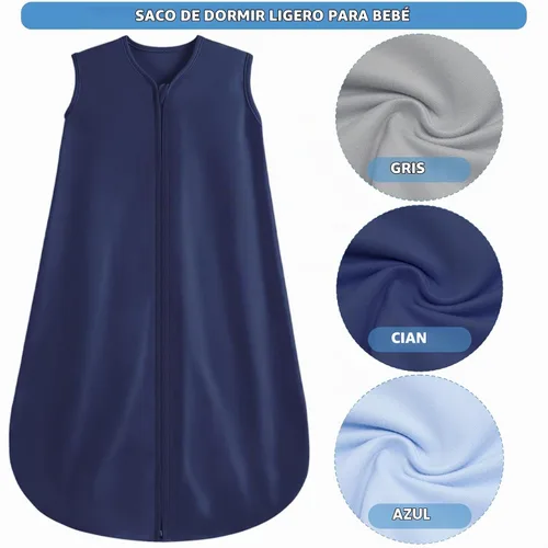Vista 4 de BSTOPPT - Paquete de 3 sacos de dormir para bebés de 0 a 6 meses, 100 % rayón y algodón, con cierre de 2 vías, cómodos, elásticos y delgados. TOG