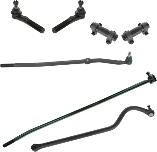 Vista 204 de TRQ Kit de dirección delantera con barra de acoplamiento de fuelle de piñón y cremallera compatible con Toyota Echo 2000-2005