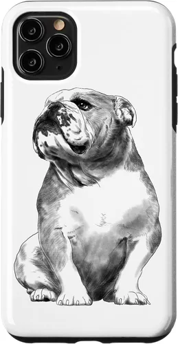 Vista 13 de Funda para iPhone 17 de Bulldog Inglés con diseño de perro