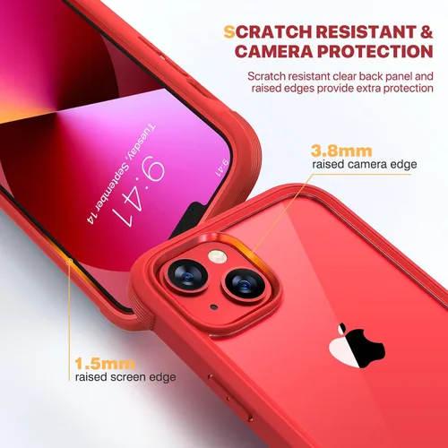 Vista 43 de DIACLARA - Funda transparente compatible con iPhone XR 6.1 pulgadas 2018