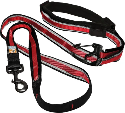 Vista 13 de Kurgo Correa cuántica de 6 en 1, correa para perros manos libres, cinturón para correr, estilo bandolera y cinturón de cintura, reflectante, clip