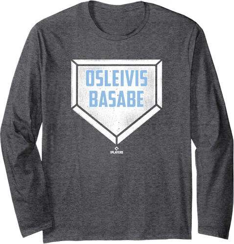 Vista 4 de Home Plate Gameday Osleivis Basabe Prospect Baseball Fan Long Sleeve T-Shirt