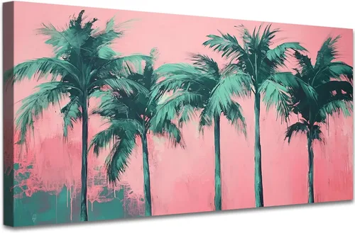 Vista 22 de GUTTATY Lienzo decorativo para pared, cuadros del océano, pintura de arte costero para decoración de pared de sala de estar, póster de mar, arte
