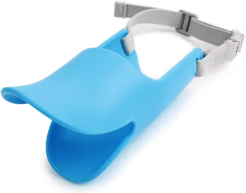 Vista 10 de Boca con Forma de Pato Anti Mordidas de Nacoco, Coberturas de Boca para Perro, Equipo de Máscaras para Hocico de Mascotas, Material de Silicona