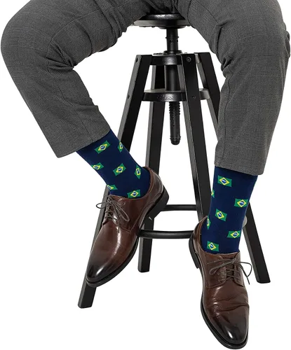 Vista 9 de Calcetines para hombre, calcetines divertidos de regalo para mujer, novedosos y divertidos calcetines de regalo para papá, calcetines para mamá