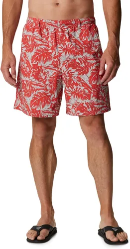 Vista 90 de Columbia Super Backcast - Pantalón corto de agua para hombre Impresión de tinte negro