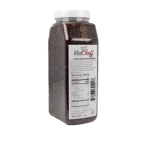 Vista 2 de Crispies con sabor a chocolate (0.118 pulgadas) – Cobertura de postre crujiente para espolvorear sobre helado, pasteles, cupcakes, galletas, dulces