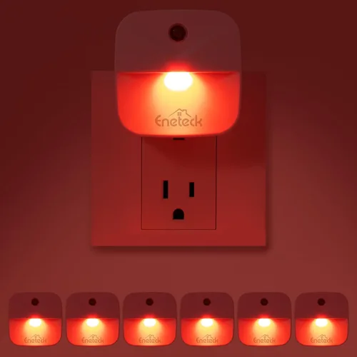 Vista 8 de Luz nocturna, luces LED de noche enchufables a la pared, luces nocturnas con detección de atardecer a amanecer, tamaño compacto sin deslumbramiento
