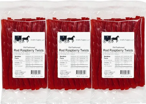 Vista 14 de Arndts Fudgery Amish Giros de regaliz – Tres paquetes de 16 onzas – Negro