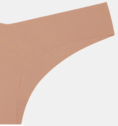 Vista 5 de Tangas sexys para mujer, calzones invisibles, con cintura en V, elásticos, transpirables, sin costuras, paquete de 6, S-XL