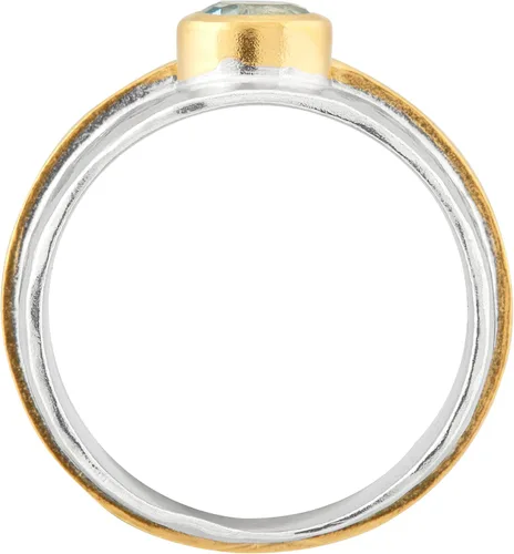 Vista 3 de Silpada 'Sensational' plata de ley con anillo de topacio azul chapado en oro amarillo de 18 quilates