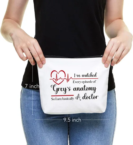 Vista 2 de Fokongna Divertida bolsa de maquillaje organizadora de viaje para mujeres, mamá, tía, mejor amiga, profesora, jefe, personal, colega, compañera