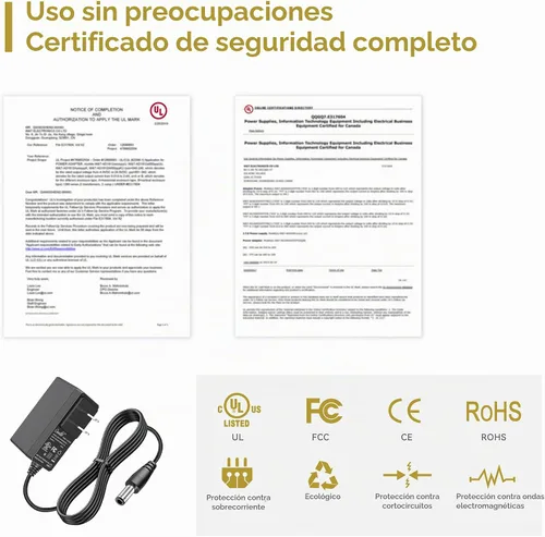 Vista 6 de Cargador de repuesto de 18 V con certificación UL para Sharper Image 2437599 1011666 1013002 1012667 1013983 1013985 Powerboost Percussion Deep