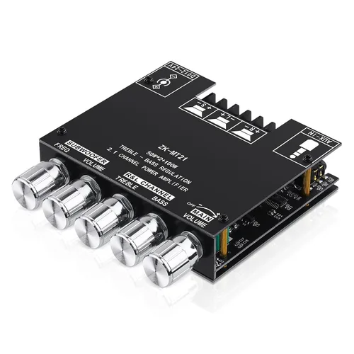 Vista 8 de ZK-1001B Amplificador Bluetooth 100W Mono AMP Mini Módulo de Amplificador de Audio de Potencia con Función de Emparejamiento de Caja TWS, Entrada