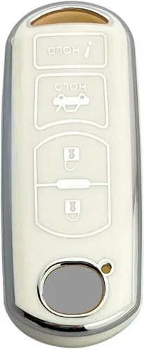 Vista 8 de Funda protectora para llavero compatible con Mazda 3/6/8 Miata MX-5 CX-5 CX-9 RX-8 Atenza Accesorios