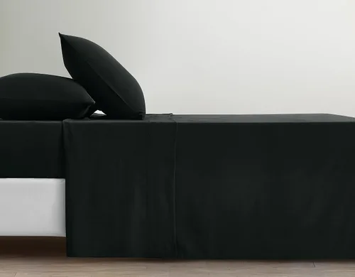 Vista 8 de Chezmoi Collection Juego de sábanas y fundas de almohada de tamaño individual lavado a piedra, 3 piezas, extra suave, transpirable, resistente a