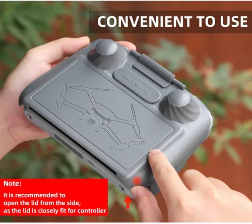 Vista 5 de Accesorios para drones Protector de pantalla de control remoto Parasol de lente para DJI RC