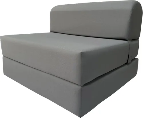 Vista 57 de D&D Futon Furniture. Silla plegable de espuma, sofá de estudio, colchón de espuma plegable para invitados (6 x 24 x 70 pulgadas, negro)