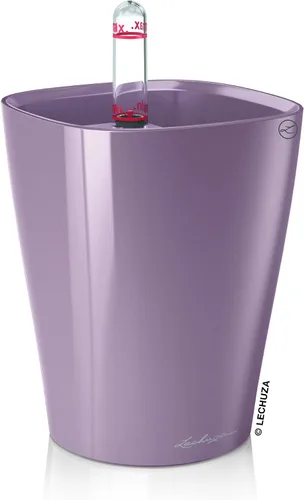 Vista 8 de Lechuza 14949 Mini Deltini - Maceta de riego automático para uso en interiores y exteriores, 4 x 4 x 5 pulgadas, color carbón