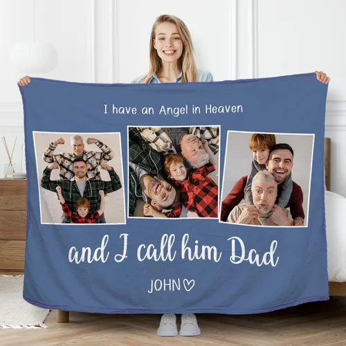 Vista 12 de Gowelly Manta personalizada con imagen, manta personalizada con fotos para adultos, niños, familia, mejores amigos en cumpleaños, Navidad, boda