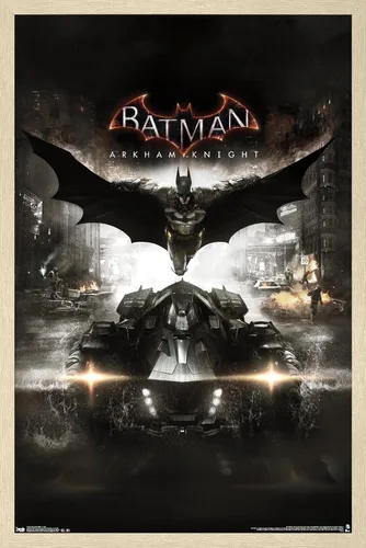 Vista 5 de Trends International DC Comics VIdeo Game - Arkham Knight - Póster de pared de arte clave, 14.725 x 22.375 pulgadas, versión premium sin marco