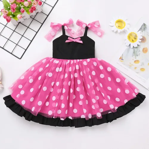 Vista 5 de Vestido de Halloween para bebé niña, primer cumpleaños, disfraz de primera Navidad, Pascua, princesa, tutú de tul