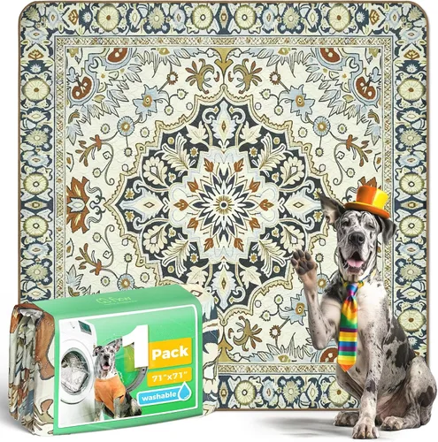 Vista 81 de FXW Almohadillas lavables para orina para perros, almohadillas para cachorros con súper absorbentes, diseñadas específicamente para jaulas de 24