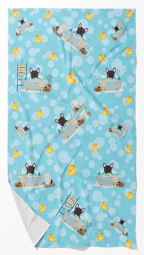 Vista 137 de Caroline's Treasures WDK5738BTLG Airedale - Toalla de baño grande para bañera