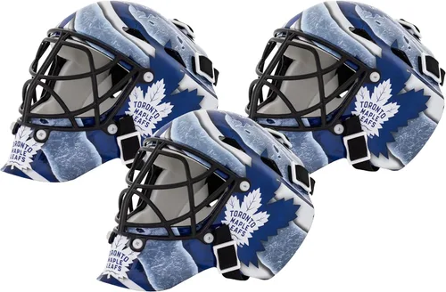 Vista 27 de Franklin Sports mini máscara para portero con logo de la NHL
