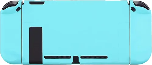 Vista 6 de eXtremeRate PlayVital Back Cover for Nintendo Switch Console NS Joycon Handheld Separable Protector Hard Shell Soft Touch Dockable Protective Case