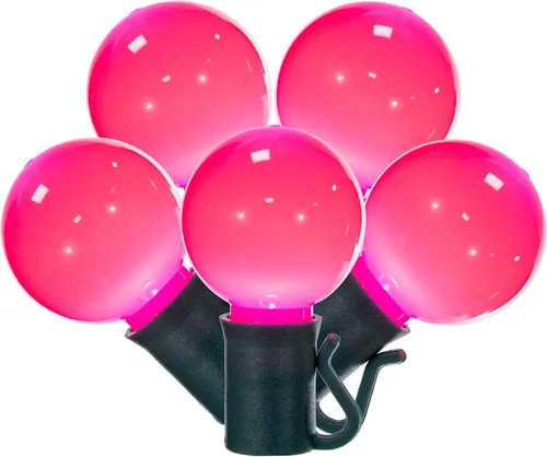 Vista 10 de vickerman x8gcg37 Light Set con 25 luces LED en verde con foco 8" espaciamiento de alambre, 16 ', Amarillo