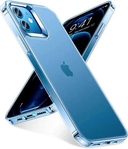 Vista 22 de TORRAS - Funda a prueba de golpes para iPhone SE 2022/iPhone SE 2020/iPhone 7, certificado de caída militar, parte trasera dura, semitransparente