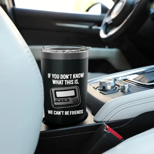 Vista 6 de If You Dont Know What This Retro Pager Stainless Steel Insulated Tumbler