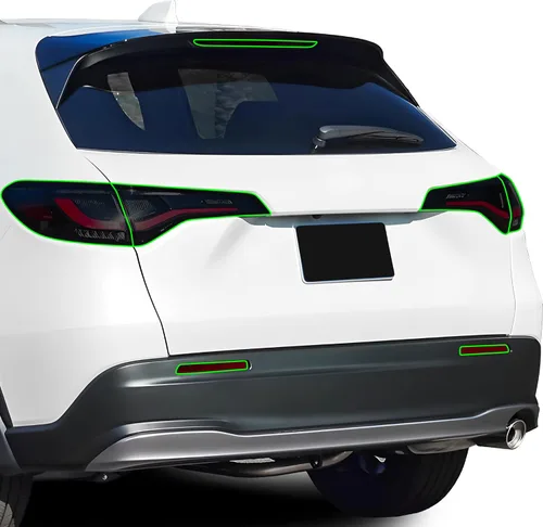 Vista 6 de BOGAR TECH DESIGNS Kit de película PPF de luz completa para faros delanteros compatible con Honda HR-V 2023-2025, sujetador transparente