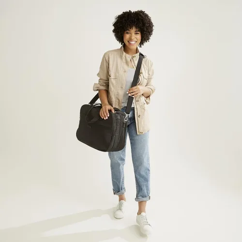 Vista 7 de Vera Bradley Bolso de lona plano Lay para mujer