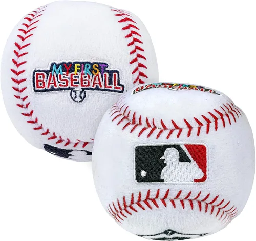 Vista 8 de Franklin Sports MyFirst Pelotas Deportivas de Felpa Suave - Juguete de Peluche Relleno de Baloncesto, Béisbol + Fútbol Americano para Niños - NBA
