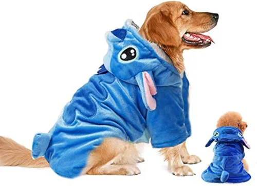 Vista 10 de Disfraz para Perro, Sudadera con Capucha para Perro Gimilife, Disfraz de Halloween para Perros Pijama de Navidad para Mascotas, Abrigo para Mascotas