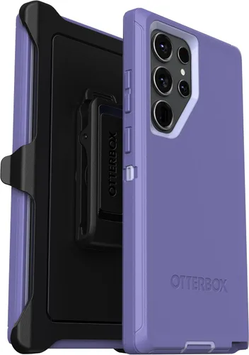 Vista 8 de OtterBox Funda para Galaxy S23 Ultra (solamente) - Serie Defender - Negro - Resistente y duradera - con protección de puerto - Incluye soporte